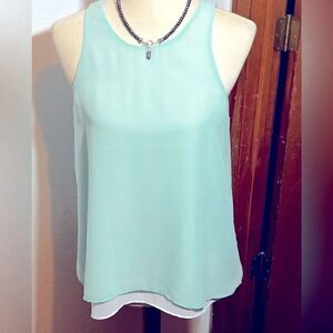 Like New Banana Republic Sleeveless Layered Top Size Medium #4